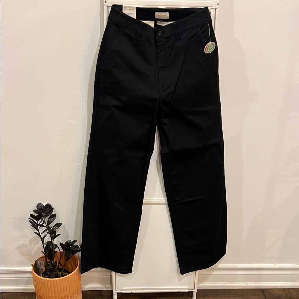 Brixton Victory Wide Leg Black Pant